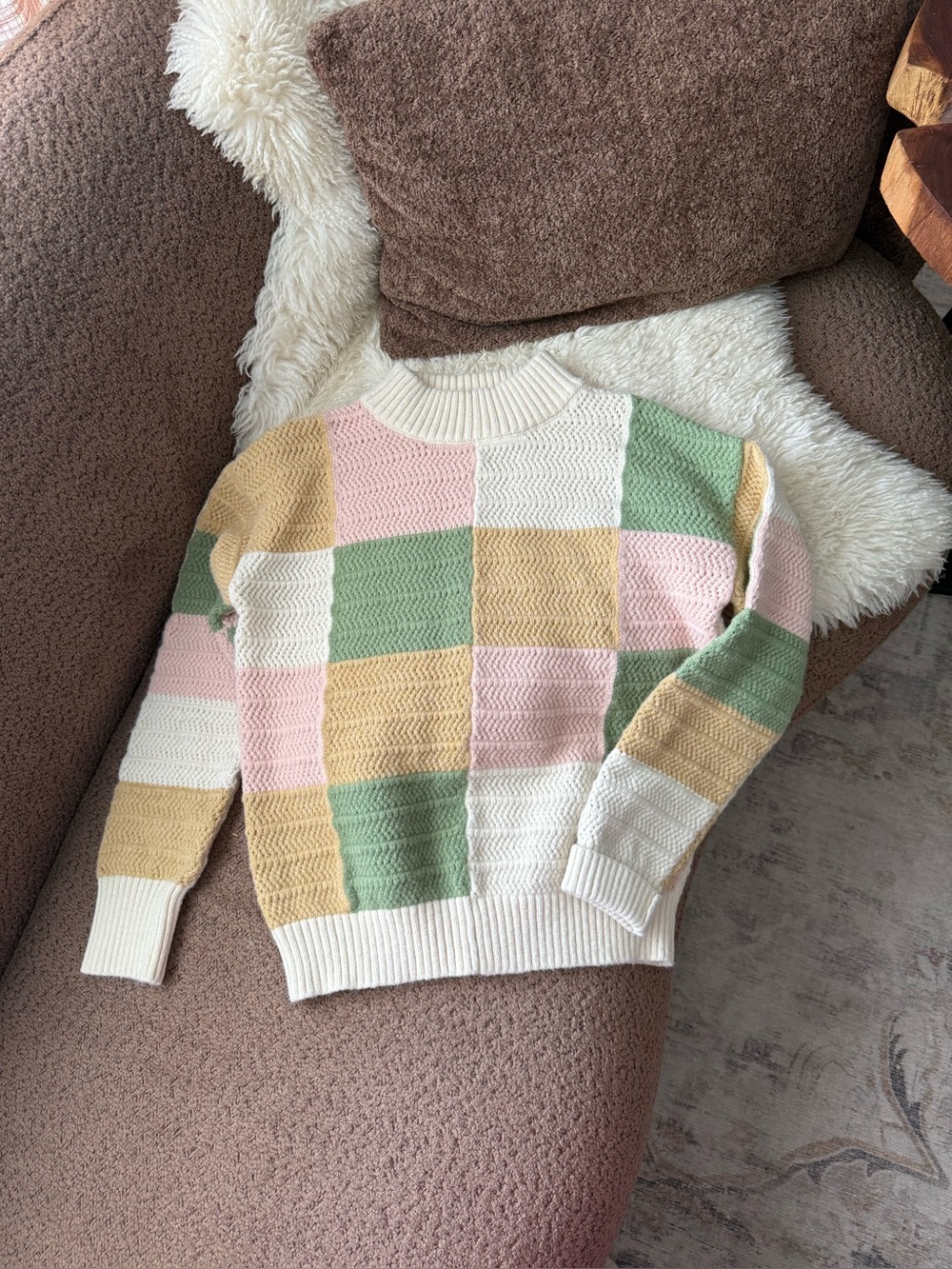 Greylin Gwen Patchwork Sweater